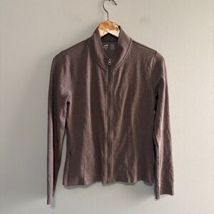 Horny toad jacket women’s size small s brown flexcel 2% spandex